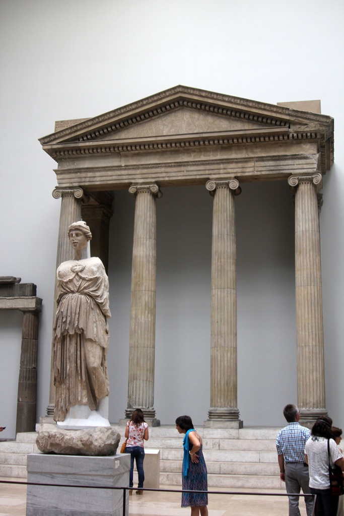 Portico and Statue of Athena